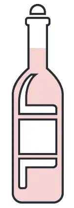 rose wine filter icon